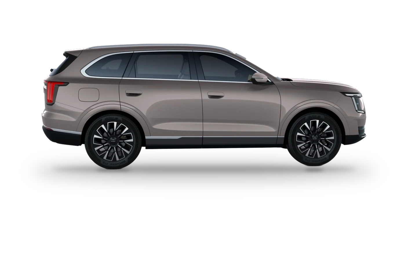 Vista lateral del SOUEAST S08 PHEV Vista lateral del SOUEAST S08 PHEV