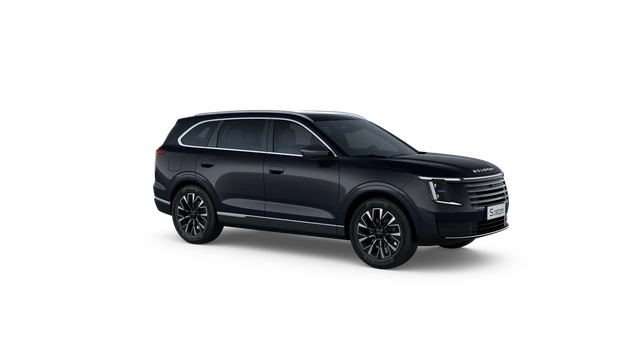 Vista exterior 360° del SOUEAST S08 PHEV Vista exterior 360° del S08 PHEV en Negro Estelar, ángulo 1 de 36